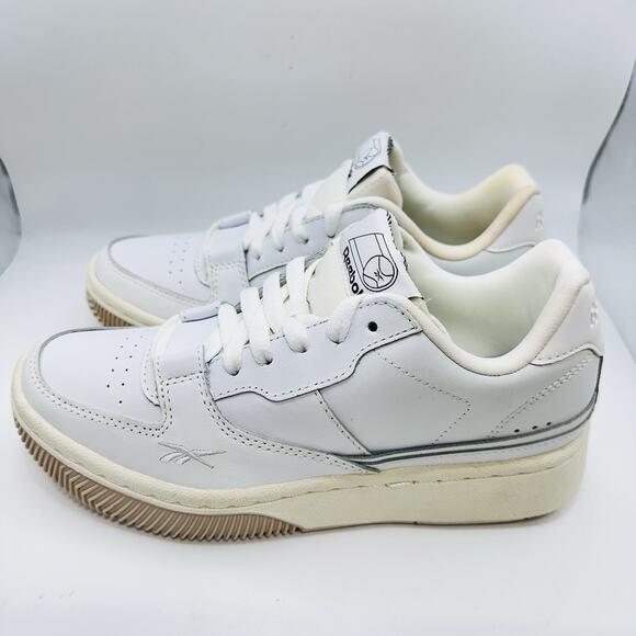 Reebok Dual Court Sneaker – White / Chalk / Stucco | Unisex Size 5 | EG6022 main image 7